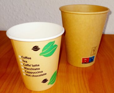 Kaffeebecher to go, 200 oder 300 ml