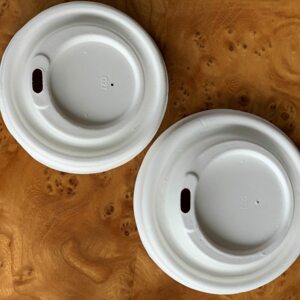 Compostable lids for coffee cups