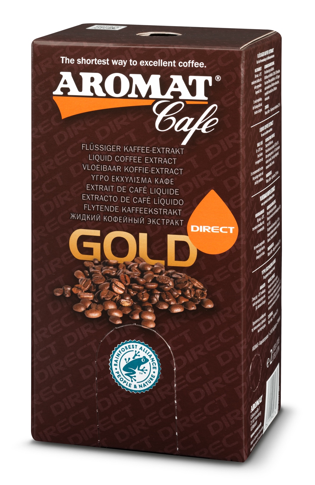 AROMAT Cafe GOLD DIRECT, Ungefroren KaffeeKonzepte